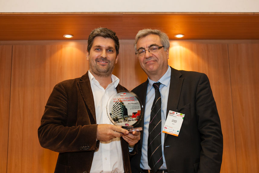 Guillaume Mathieu (CityzenCab) et Jacques Peynot (Transilien) - Grands Prix de la Région Capitale