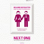 Un visuel de la campagne Next One pour la Journée Mondiale des Toilettes