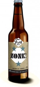La bière Zonk de la Superhero Serie de FrogPubs