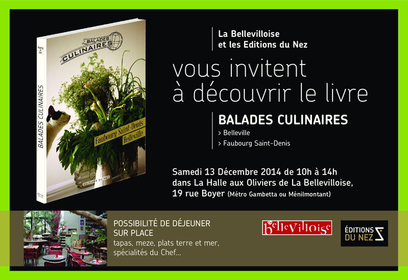 Invitation Bellevilloise 13 Décembre 2014