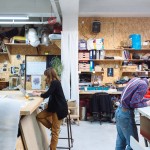L'atelier textile chez ICI Montreuil (crédit photo : Julien Dominguez)