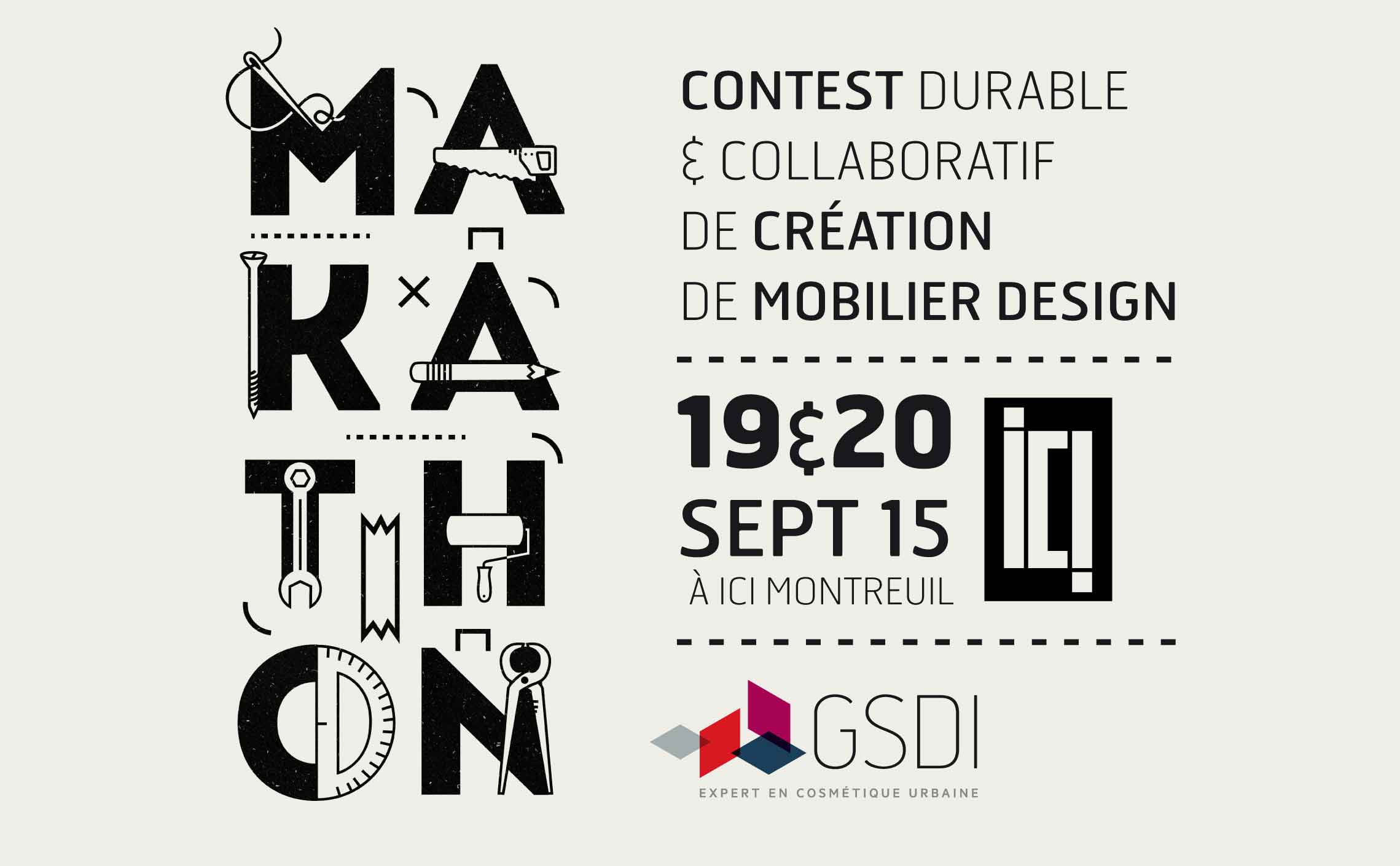 Makathon GSDI les 19 & 20 Septembre chez Ici Montreuil