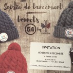 Soirée de lancement des bonnets de la Marque 64 by Pipolaki