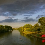 L’Oise vue du Pont d’Auvers (photo de Dominique Martinelli)