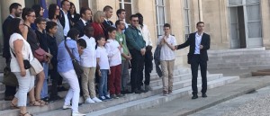CityZen Mobility a accompagné le groupe d'enfants autistes invités par Brigitte et Emmanuelle Macron