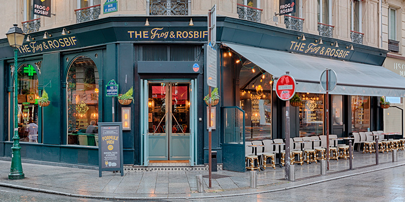 The Frog & Rosbif (premier bar/restaurant/micro-brasserie ouvert en 1993)