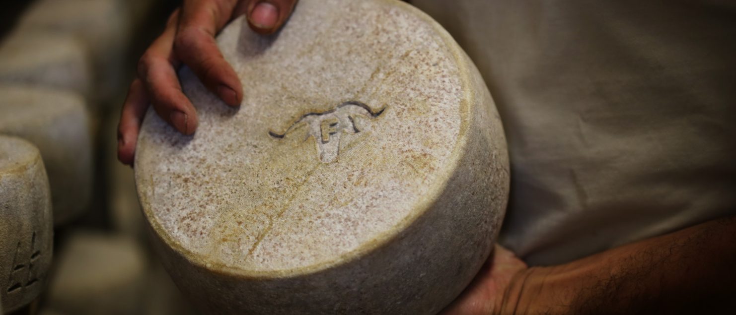 Ossau-Iraty : Un producteur de fromage fermier (basque) dans sa cave d'affinage