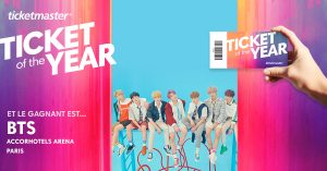 Ticketmaster : Le boys band coréen BTS élu Ticket of the Year 2018