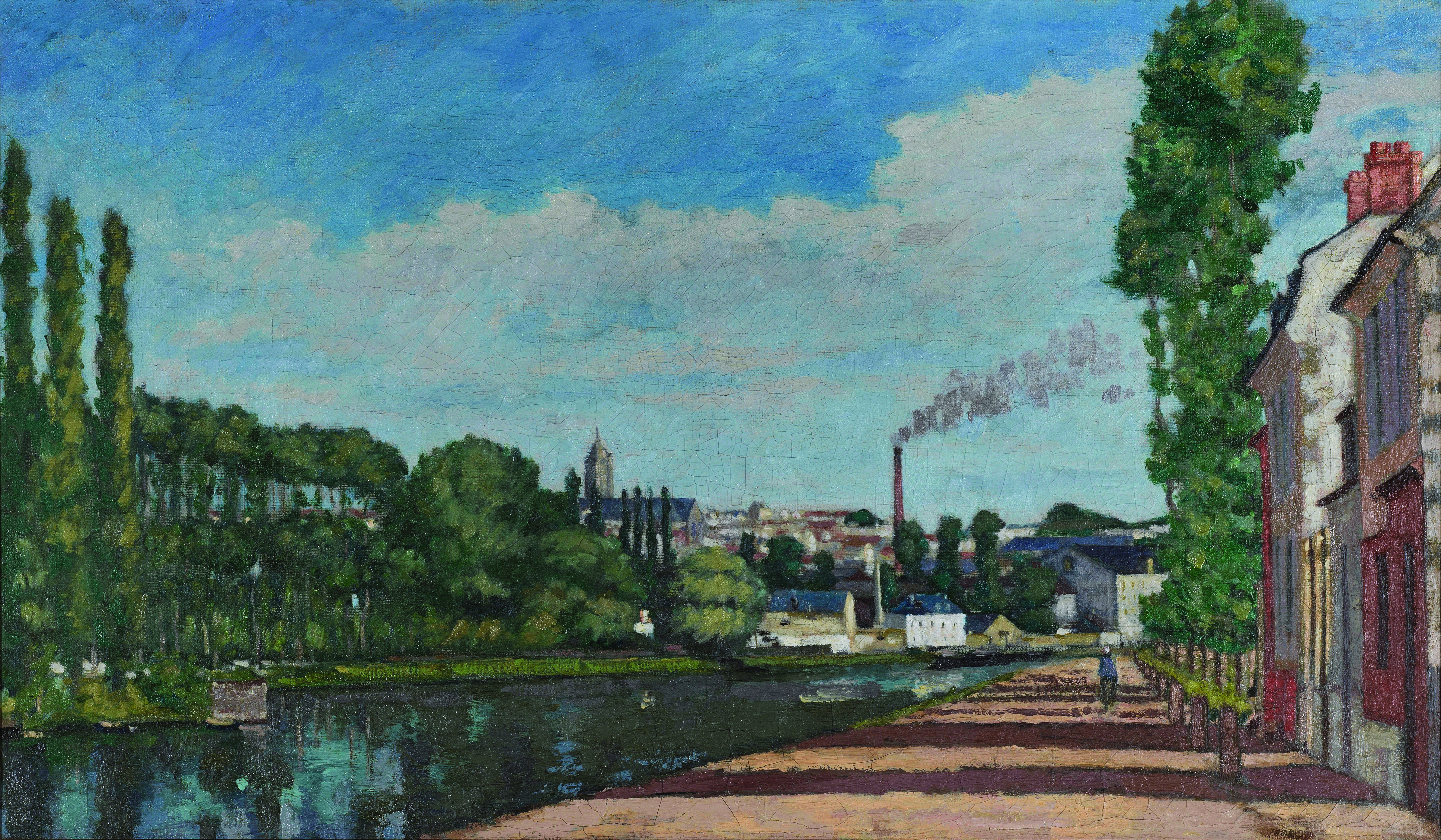 Le Mois de l'Impressionnisme, Béliard, Pontoise vue depuis l'écluse